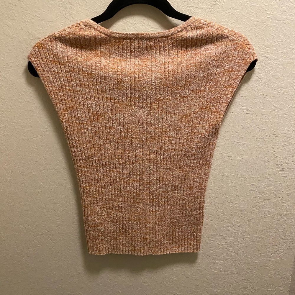 Madewell Marled Shaw Button-Front Sweater Tee - Picture 5 of 7